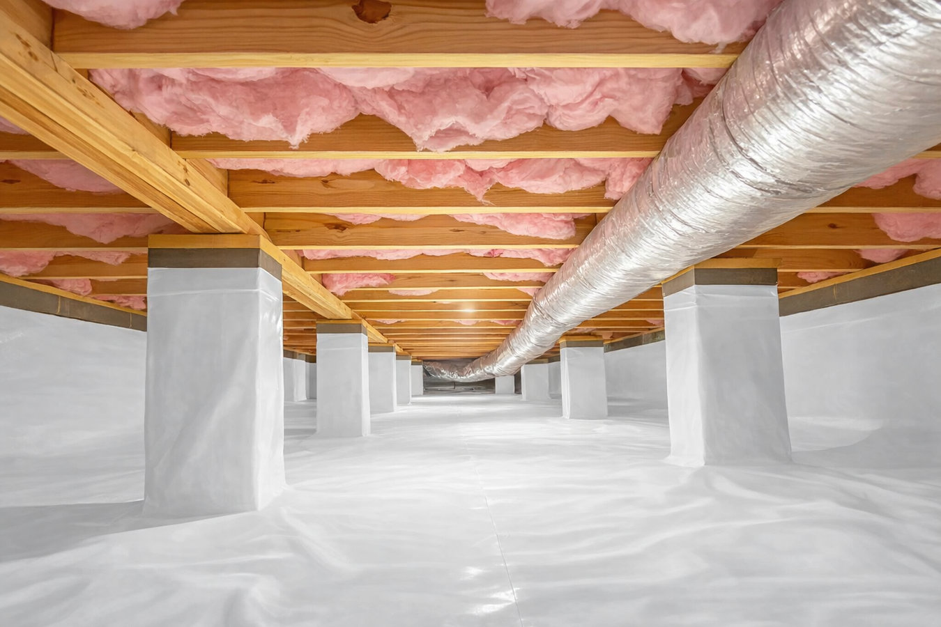 Crawl space insulation